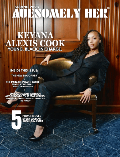 Spring 2026 Auesomely Her Magazine cover