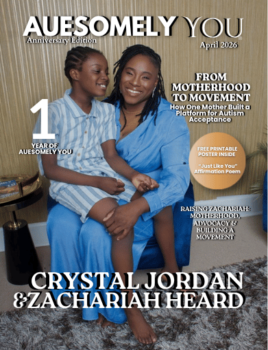April 2026 Auesomely You Magazine cover