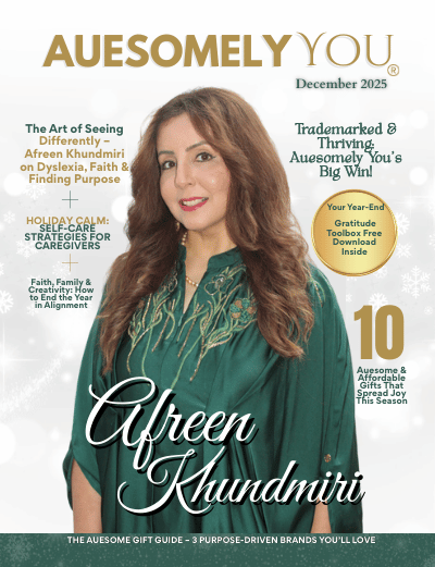 December 2025 Auesomely You Magazine cover