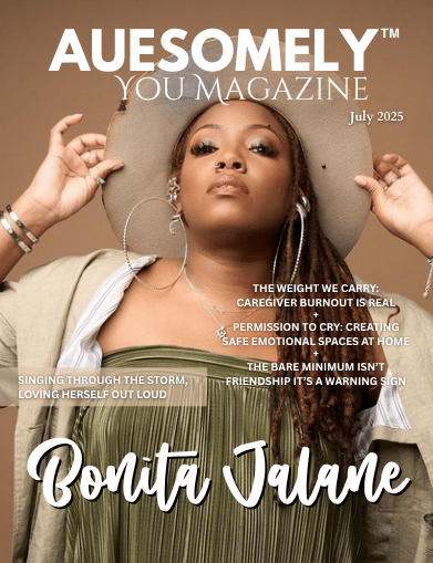 July 2025 Auesomely You Magazine cover