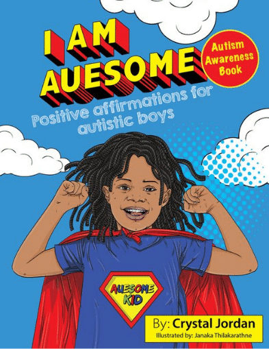I Am Auesome positive affirmations for autistic boys book cover