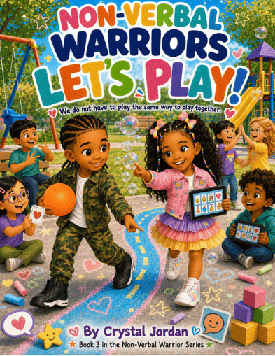 Non-Verbal Warrior Let's Play children's book cover