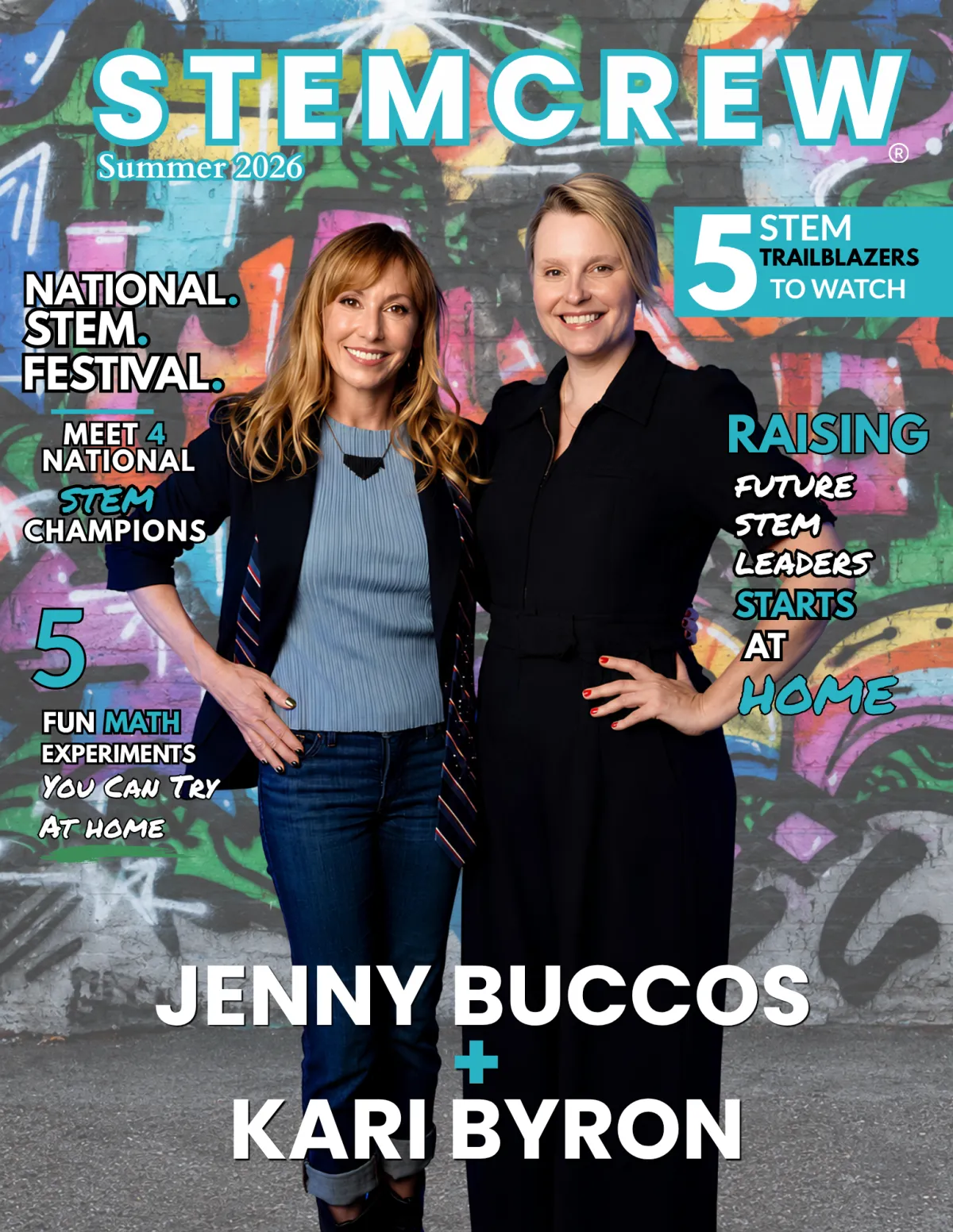 STEM Crew Magazine Summer 2026 cover designed by Dr. Crystal Jordan